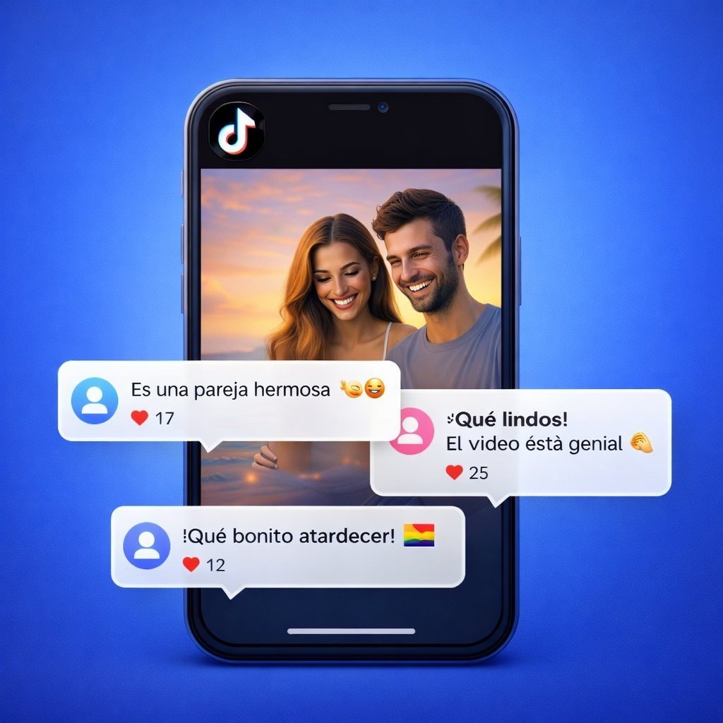 Commenti personalizzati su TikTok