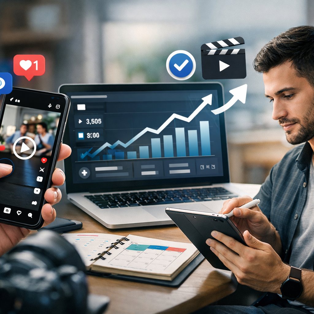 استراتيجية نمو الريلز على إنستغرام عبر المحتوى والمشاهدات والالتزام