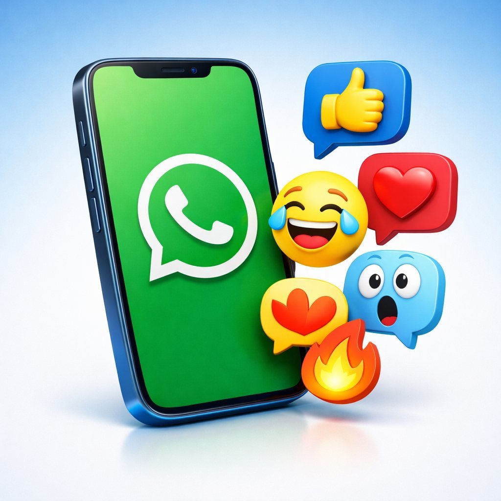 Reazioni per post del canale WhatsApp