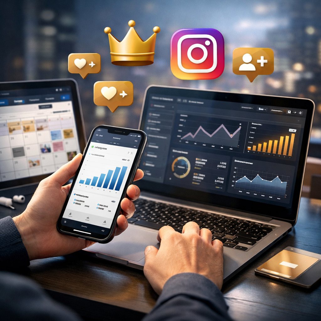 Guía VIP sobre campañas de Instagram con servicios premium y estrategia de crecimiento social