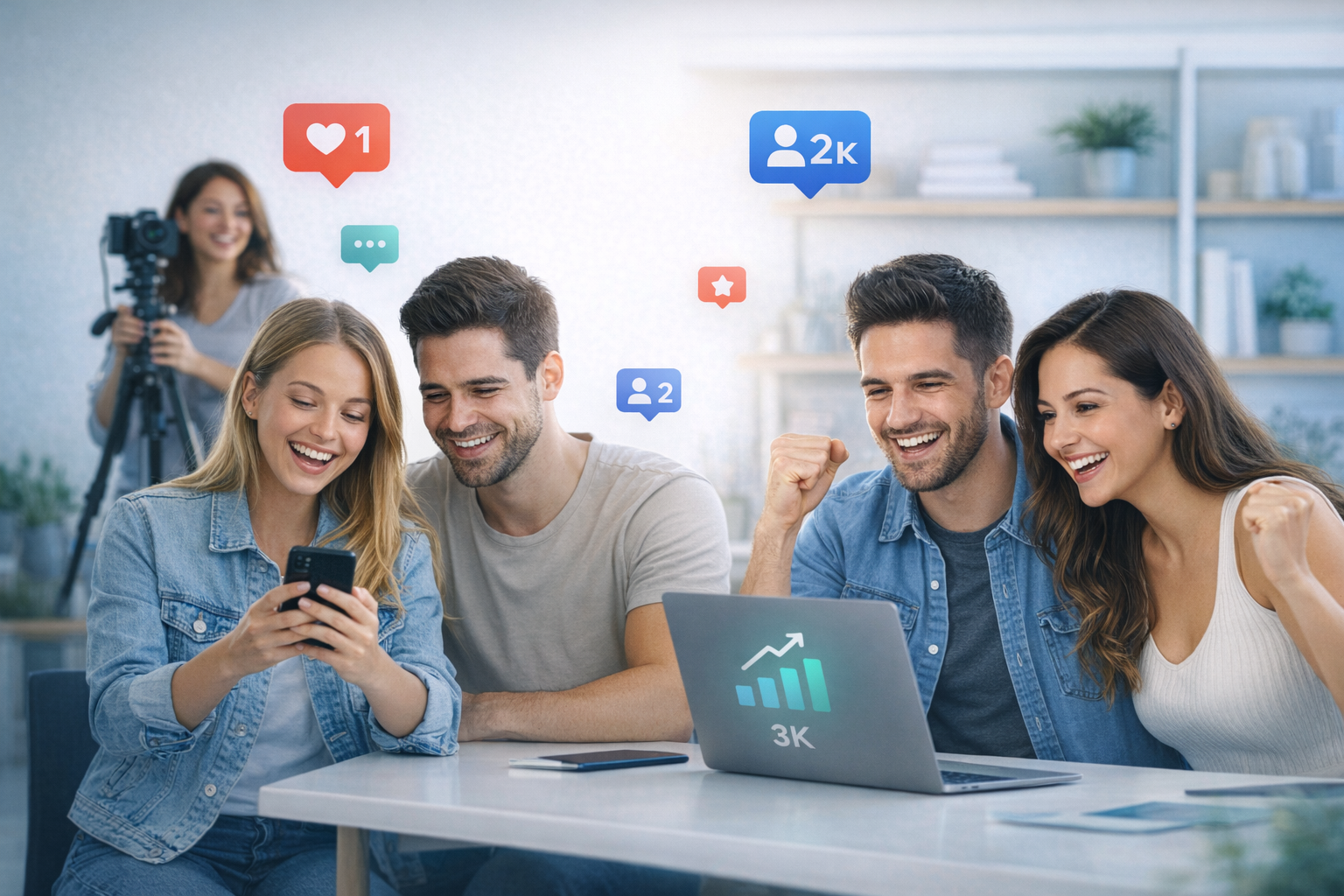 Fast, transparent social media growth services